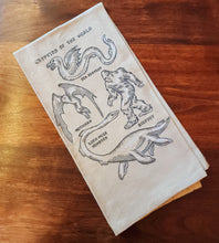 Load image into Gallery viewer, Cryptids of the World Hand Towel – Funny Mythical Creature Kitchen & Bathroom Towel