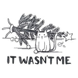 Load image into Gallery viewer, Funny Cat Christmas Hand Towel ๐๐ผ โ "It Wasnโt Me" Tree Disaster Towel