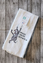Load image into Gallery viewer, Cat Lover Funny, Made from scratch Cat Scratching Velour Hand Towels.
