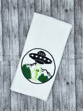 Load image into Gallery viewer, Peace Sign Alien Abduction Glow-in-the-Dark FREE SHIPPING!